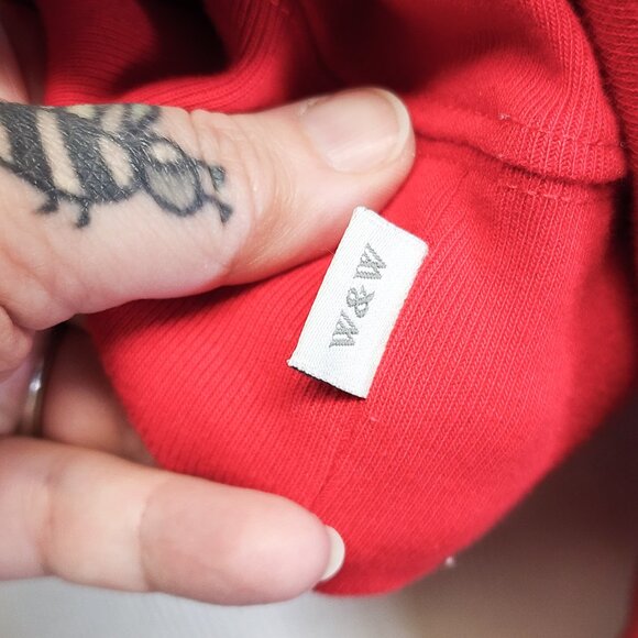 Warm Wonderful x Rowing Blazers Princess Diana Red Cropped Sheep Sweatshirt XXL - Picture 8 of 12